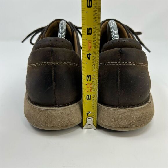 Clarks Men's Brown Leather Lace Up Casual Shoes Size 10 Comfort Quality - Picture 8 of 13